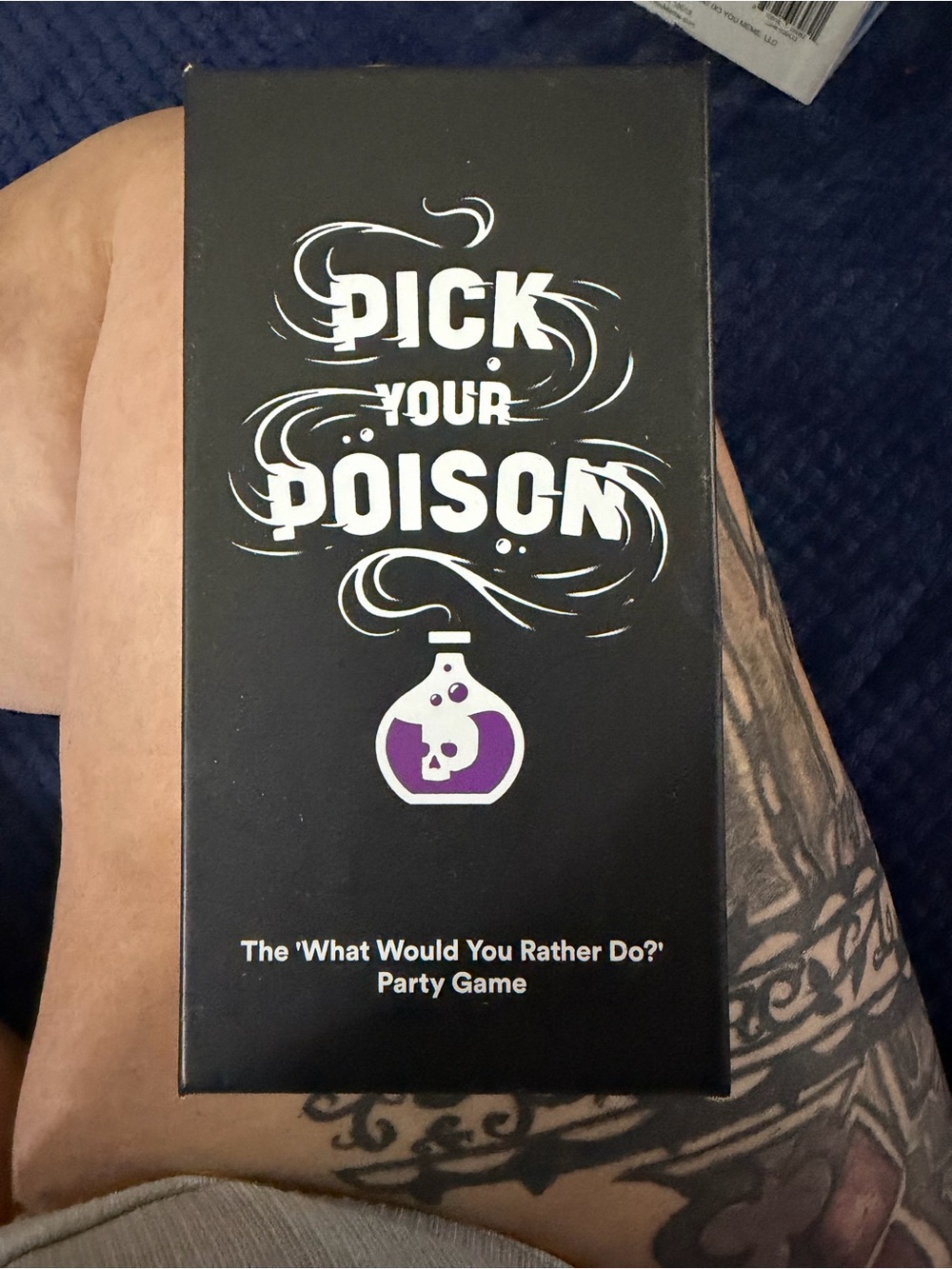 Pick Your Poison Party Card Game - Black & Purple